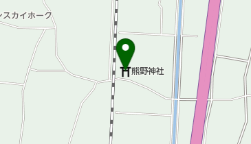 熊野神社の地図画像