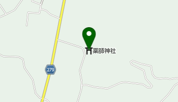 薬師神社の地図画像