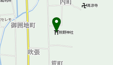 熊野神社の地図画像