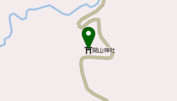 開山神社の地図画像