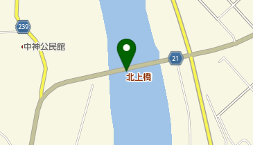 北上橋の地図画像