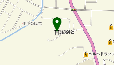 加茂神社の地図画像