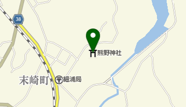 熊野神社の地図画像