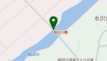 胆沢川橋の地図画像