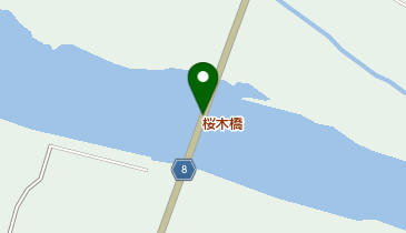 桜木橋の地図画像