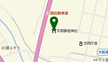 天照御祖神社の地図画像