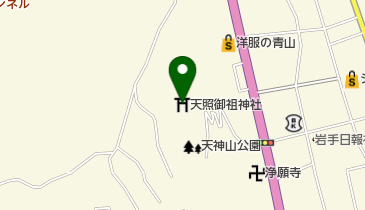 天照御祖神社の地図画像