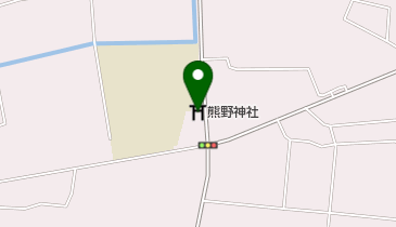 熊野神社の地図画像