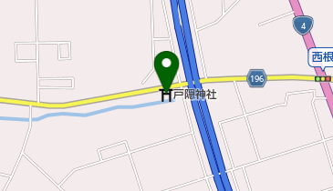 戸隠神社の地図画像