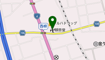 観音堂の地図画像