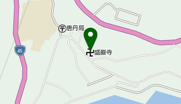 盛巌寺の地図画像
