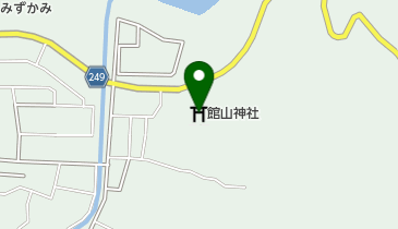 館山神社の地図画像