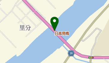 日高見橋の地図画像