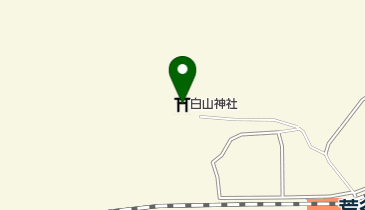 白山神社の地図画像