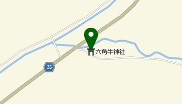 六角牛神社の地図画像