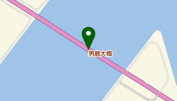 男鹿大橋の地図画像