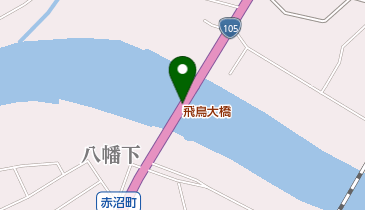 飛鳥大橋の地図画像