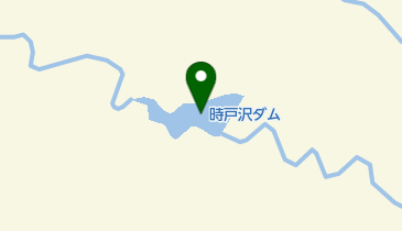 時戸沢ダムの地図画像