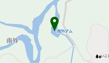 南外ダムの地図画像