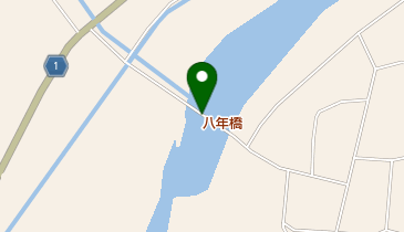 八年橋の地図画像