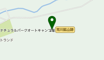 荒川鉱山跡の地図画像