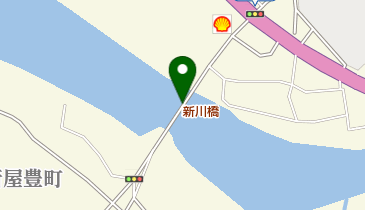 新川橋の地図画像