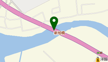 新旭橋の地図画像
