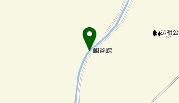 岨谷峡の地図画像