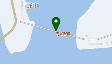 元御所橋の地図画像