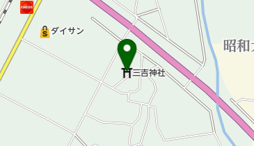 三吉神社の地図画像