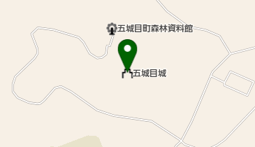 五城目城の地図画像