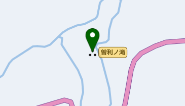 曽利ノ滝の地図画像