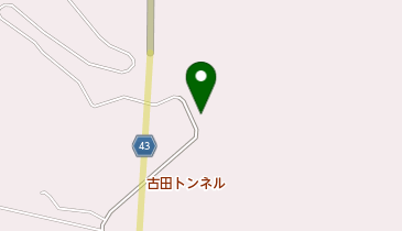 古田峠の地図画像