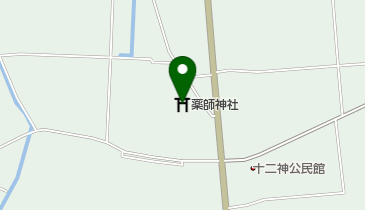 薬師神社の地図画像