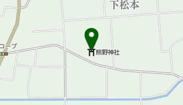 熊野神社の地図画像