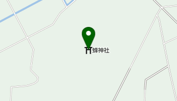 蜂神社の地図画像