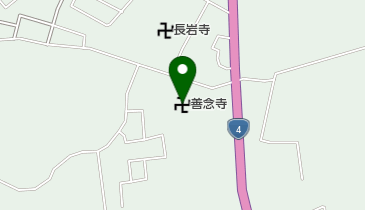 善念寺の地図画像