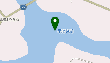 早池峰湖の地図画像
