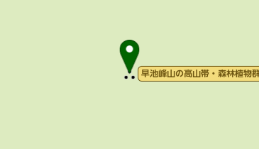 早池峰山の高山帯・森林植物群落の地図画像