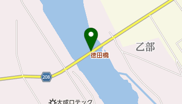 徳田橋の地図画像