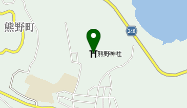 熊野神社の地図画像