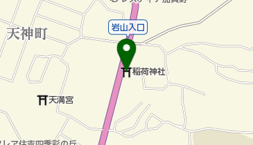 稲荷神社の地図画像