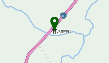 八幡神社の地図画像