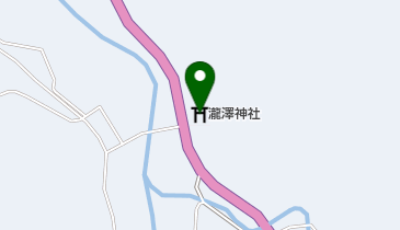 瀧澤神社の地図画像
