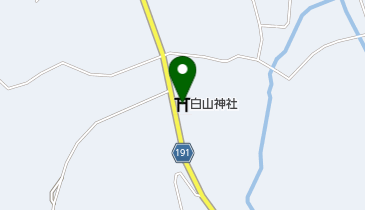 白山神社の地図画像