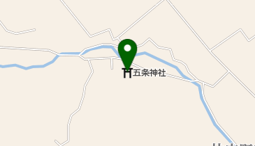 五条神社の地図画像