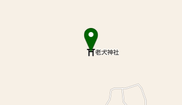 老犬神社の地図画像