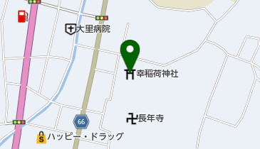 幸稲荷神社の地図画像