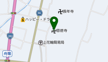 恩徳寺の地図画像