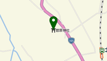 菅原神社の地図画像